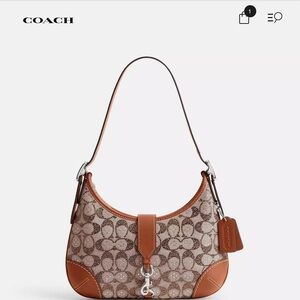 Coach Crystal Signature Hobo Bag